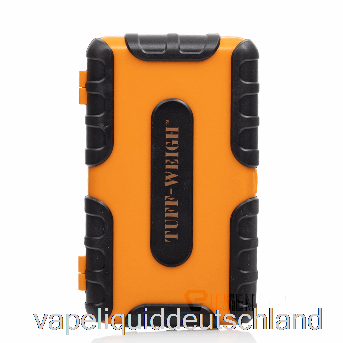 Truweigh Tuff-Weight Digitale Miniwaage, Orangefarbene Vape-Flüssigkeit